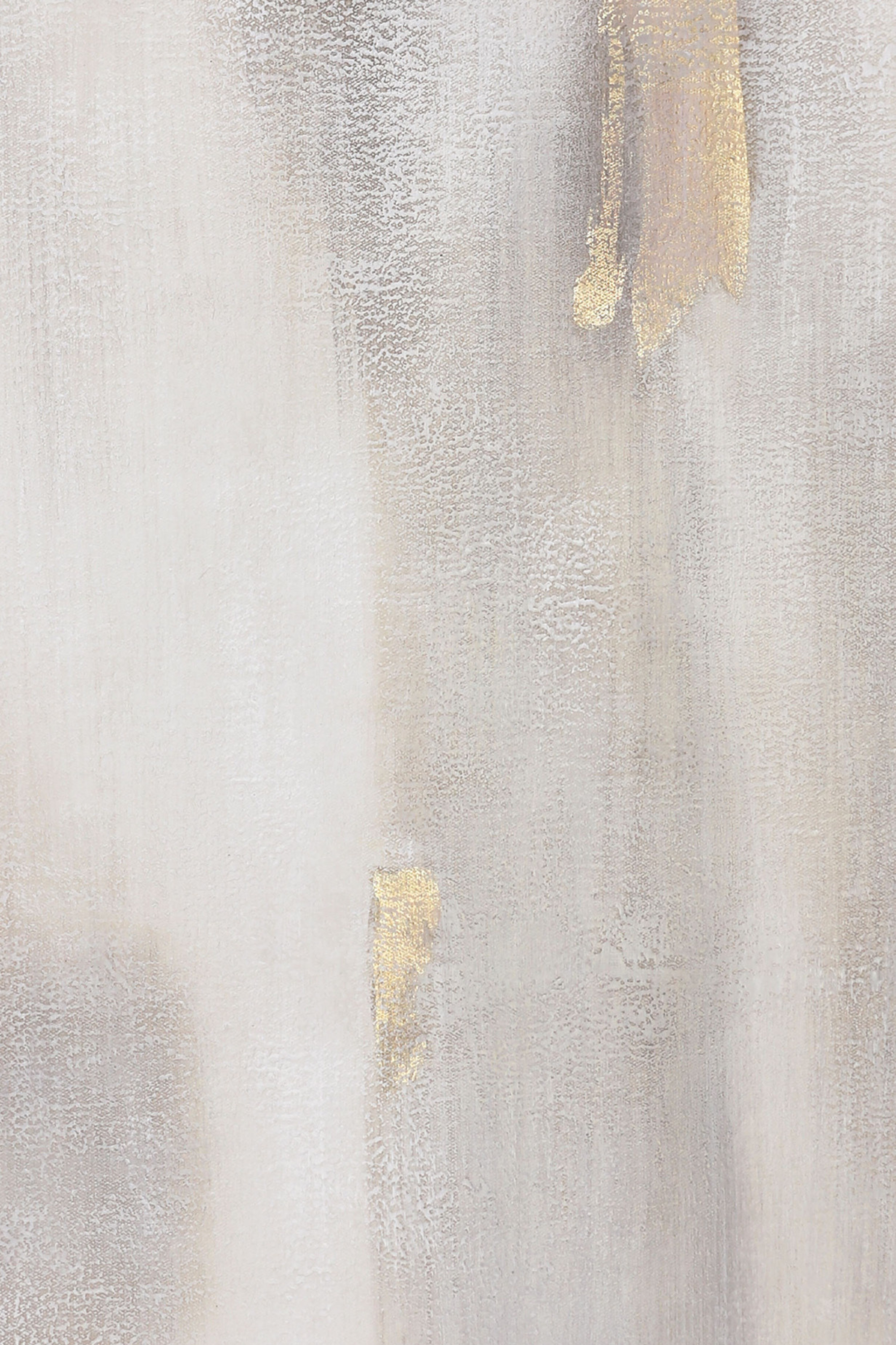 Luxury Abstract Wall Art- Hand painted pair of oil paintings in cream, beige and gold - 2 X A2 Sized Paintings